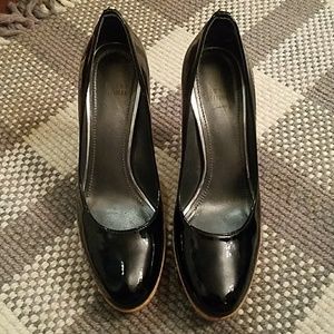 Stuart Weitzman Corkswoon wedge heels